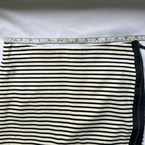 MADEWELL Eventide Striped Zip Mini Skirt Size Small - Picture 7 of 8